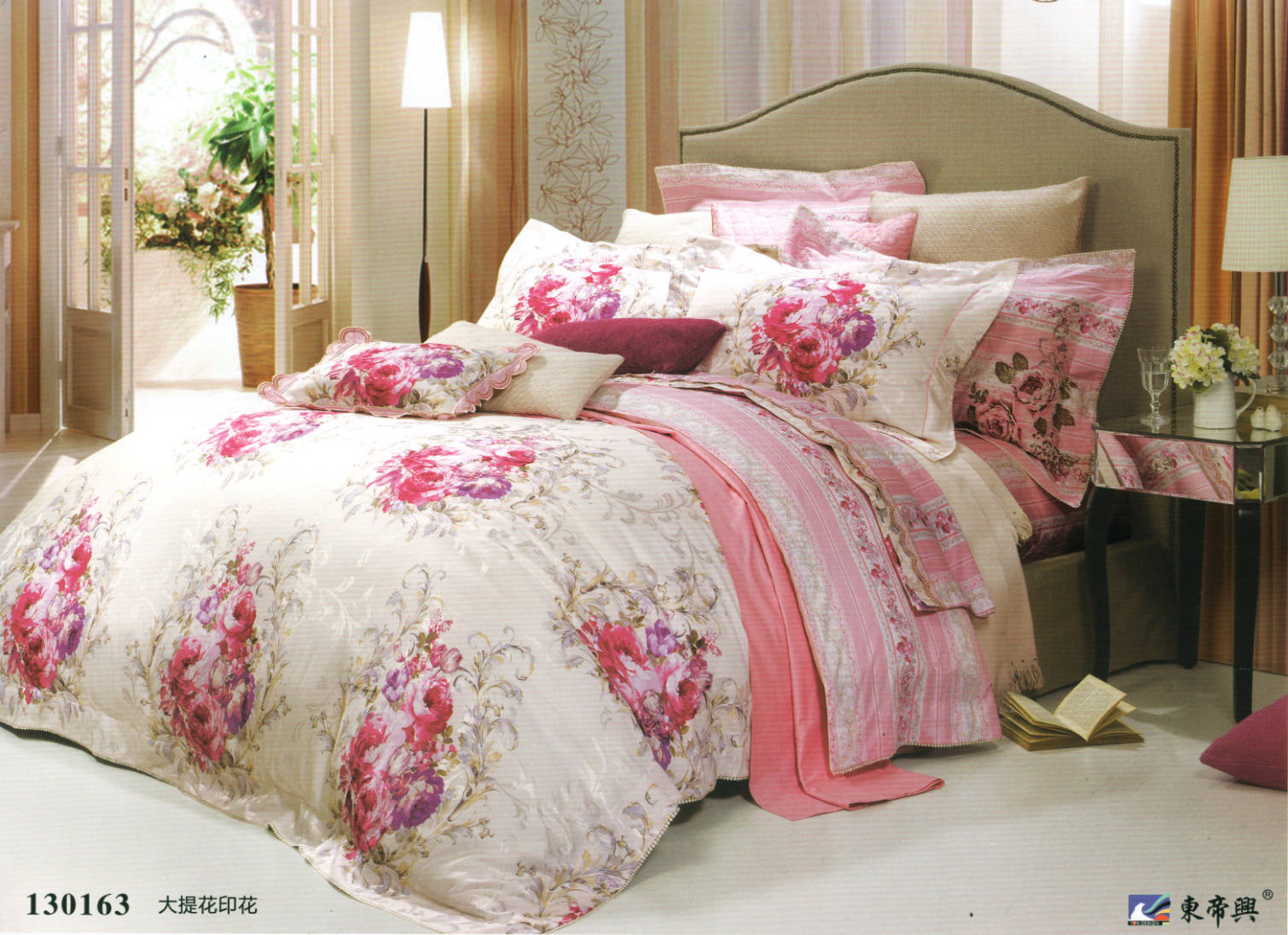 提加印花床盖四件套-赛莉娅